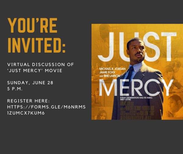 Virtual Just Mercy movie discussion